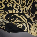 Lane Bryant  26 Black Gold Leather Trim Dress Plus Photo 1