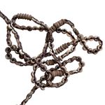 Handcrafted Thai Coconut Shell Bag Patchwork Boho Hippie Hawaiian Tropical Brown Photo 8