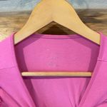 A New Day  Puff Sleeve Barbie Pink Top Photo 2