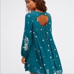 Free People  Teal Blue Tennessee Dress Photo 5