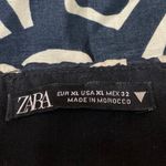 ZARA  Women's Black Pattern Strapless Sleeveless Bandeau Bustier Tube Tank Top XL Photo 2