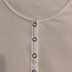 American Eagle  Shirt size M crop top color light yellow brand new with tag Photo 9