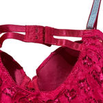 Body Rage red lace heart with rhinestones women’s lingerie Photo 6