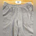 Athleta  Women’s Size 4‎ Lt Blue Farallon Heathered Wide Crop Pant Photo 9