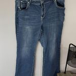 Apt. 9  Medium Wash Boot Cut Jeans Women’s Plus Size 24 w/ Jeweled Accents Photo 0