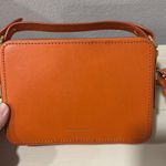 Sophie Hulme Orange Leather Crossbody Bag Photo 1