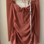 House Of CB BABY PINK CHIFFON CUTOUT HALTER MINI DRESS Photo 3