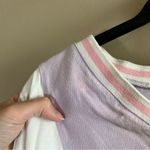Champion ✨  Women’s Purple Color Block Crop Top Small Photo 6