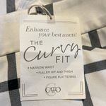 Cato NWT Curvy Fuller Hip And Thigh Trousers White & Black Q51 Photo 4