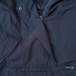 Escada Sport Anorak Jacket Pullover Half Zip Windbreaker Black Womens L Vtg Y2K Size L Photo 2