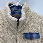 Pendleton  Ivory Full Zip Fleece Sherpa Hiking Lightweight western size M farm Photo 3