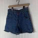 No Boundaries VTG Y2K 90s  High Rise Denim Shorts Size 7 Blue 100% Cotton Grunge Photo 0