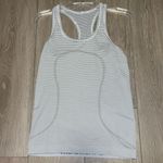 Lululemon swiftly tack tank top black & white striped size 6 Photo 0
