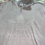 Adidas originals size large pullover 1/4 zip light purple velour long sleeve Photo 5