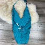 The Bikini Lab NWT Teal One Piece Swim Suit Size S Photo 4