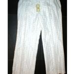 NWT $168 MYNT 1792 Womens Plus White Pants Office 20W Houndstooth 20 W Tall Photo 1