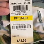 JM Collection ‎ Painted Palms Animal Influence Blouse Top MP NWT Photo 7