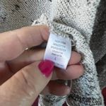 One World  size L open front cardigan. Distressed Photo 6