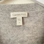 Garnet Hill  Essential 100% Cashmere Polo Sweater in Heathered Gray Photo 2