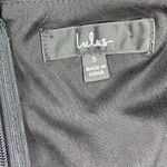 Lulus Green & Black Lamé Sparkle Asymmetrical Mini Glam Party Dress Photo 7