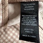 Betabrand  Gingham Skinny-Leg Cigarette Dress Pants Medium Women’s Tan W1437 Photo 4