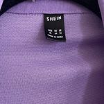 SheIn 🆕 Purple Bandana Print Cropped Jacket Photo 3