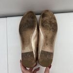 Kate Spade  Size 9 Ballet Flats Wagan Ankle Strap Leather in Quartz Metallic Gold Photo 9