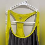 Alo Yoga 2-in-1 yellow and gray sports bra tank top Photo 2