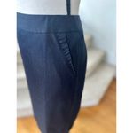 Talbots NWT  Denim Chambray Ruffle Pocket Pencil Skirt Photo 1