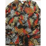 Anthropologie top by Akemi & Kin floral print 100% poly sz Small Photo 2