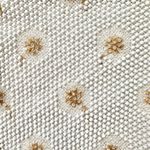 Vintage Corde Bead Bridal Snowflake Winter White Gold Clasp Top Handle Bag Photo 5