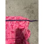 Lilly Pulitzer VTG Strapless Tube Corset Lined Silk Dress Pink Floral Sz 0 Photo 3