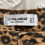 Pull & Bear  leopard print mid rise jeans Photo 2