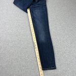 J.Crew Curvy Toothpick Jeans, Size 24, Dark Blue Wash, High-Rise Skinny Fit Photo 8