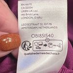 BHLDN  Selena Strapless Stretch Satin Slip Ruched Midi Dress‎ Purple Size Medium Photo 14