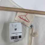 LF Native Rose Daria White Blue Embroidered Crop Tank Top Women's Size 10 NWT Photo 5