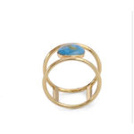 Boutique NEW Women's Turquoise Gold Filled Ring,‎ Sz 9 Photo 8