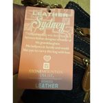 Stone Mountain Brand New  Women's Sydney Embossed Leather Purse Bag Black Brown Photo 4