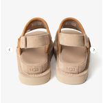UGG  Fluff Yeah Slide Sandal Tan Suede Women's Size 8 Platform Photo 4