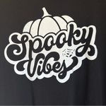 Bella Canvas  Black Spooky Vibes Fall Halloween Crewneck T Shirt Photo 4