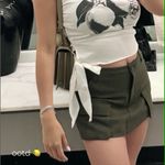 Bershka khaki cargo skort Photo 9
