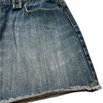 Old Navy Vintage 2000s Ultra Low Rise Denim Micro Mini Skirt Y2K Grunge Size 6 Photo 5