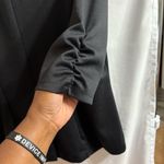 Maurice's Black Smocked Front 3/4 Sleeve Blazer Size 1 Photo 6