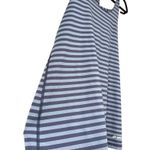 Brooks Women Large Bring It Racerback Storm Stripe Blue gray Workout Tank Top Photo 2