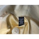 Ellen Tracy  Blazer Jacket Women 4 Petite Double Breasted Butter Yellow Photo 8
