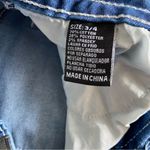 Sky Flare Jeans Med Wash Mid Rise Embellished Western Rodeo Cowgirl Rhinestone 4 Blue Photo 10