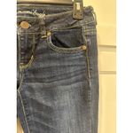 American Eagle  Outfitters Women's Dark Wash Stretch Straight Leg Jeans Size 4 Photo 2