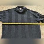 Avon Fashion Cotton Knit Pullover Sweater Mock Turtleneck Women's Large Vtg 80s Black Photo 6
