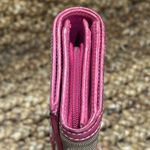 Coach  Signature Monogram Pink & Brown Wallet Photo 2