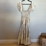 Free People  Sundrenched Silky Maxi Dress, Champagne, XS Photo 2